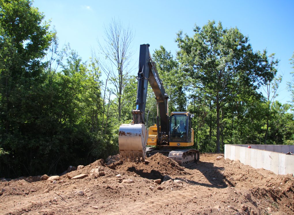 New Driveway Entrance for New Residence