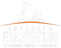 Advanced Excavating. Excavation, septic, and hardscape.