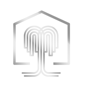 A house and fountain symbolizing your vision, our priority.