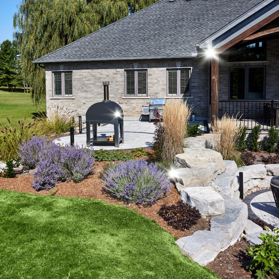The relocation plan for a septic system that blocked a required patio expansion support post.